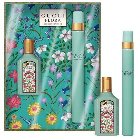 gucci flora miniature perfume set.